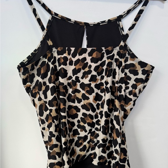 Ellen Tracy tankini swim top size 14 - Picture 3 of 8